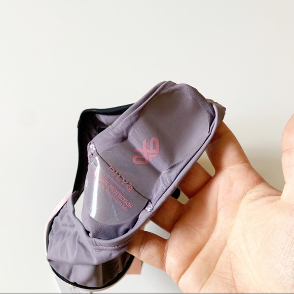 Pilyq NWT Purple Color Block Cheeky Bikini Bottoms - Picture 7 of 9